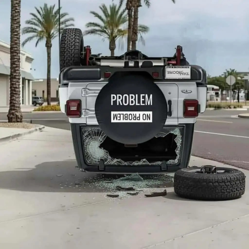 No Problem | Problem Yazılı Stepne Kılıfı